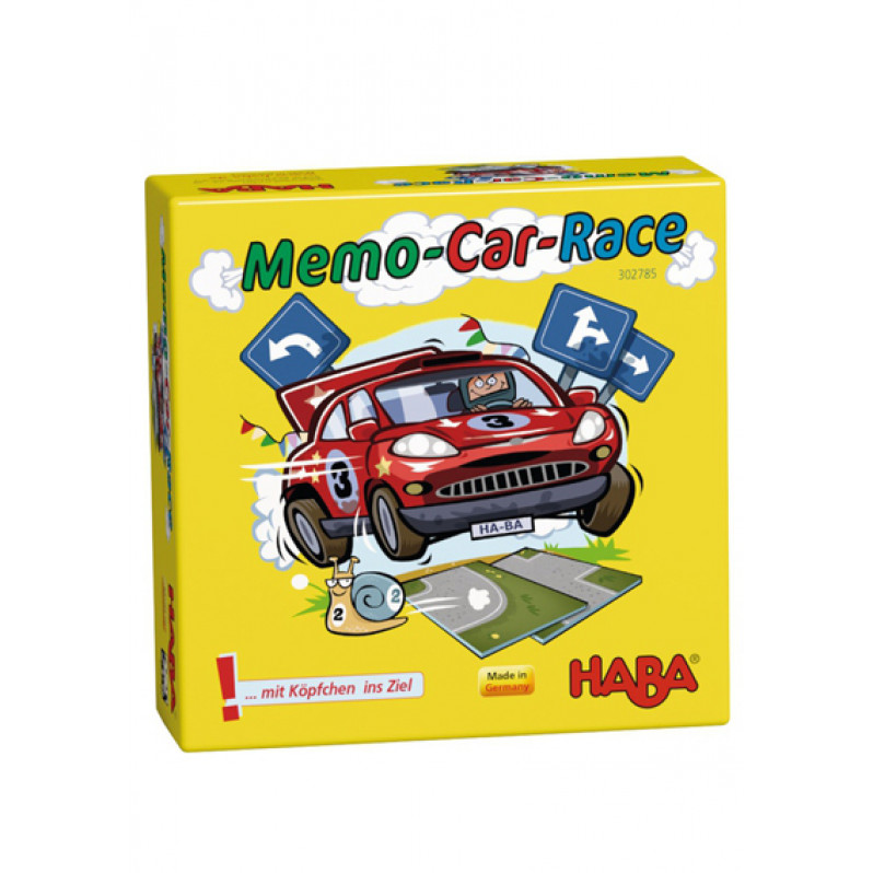 HABA 德國桌遊-玩轉賽車道 (Memo-Car-Race)