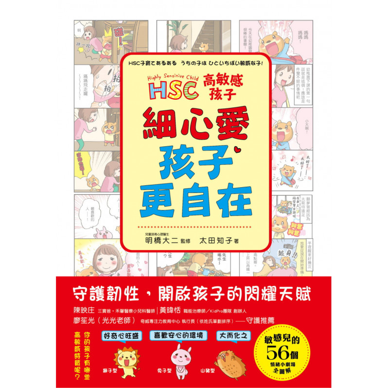 高敏感孩子 細心愛，孩子更自在：兒童權威心理醫師的「細膩慢教養」，守護韌性、解讀脆弱，陪伴高敏感孩子尋找安心角落