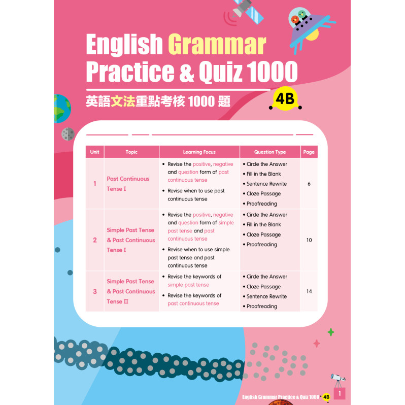 【多買多折】English Grammar Practice & Quiz 1000 4B