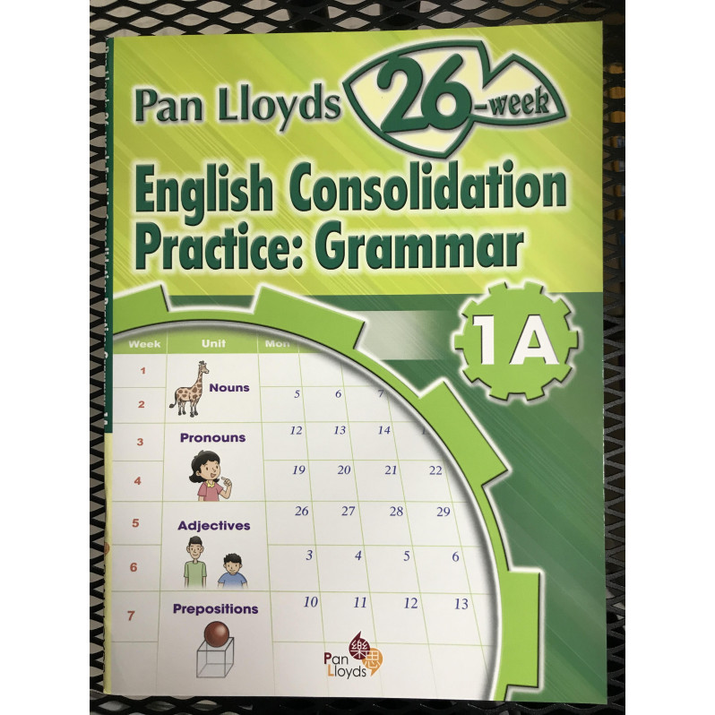 【$136/4本】 Pan Lloyds 26-week English Consolidation Practice: Grammar (1A)