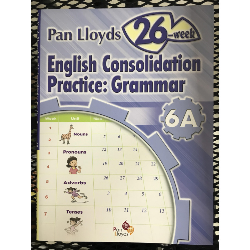 【$136/4本】 Pan Lloyds 26-week English Consolidation Practice: Grammar (6A)