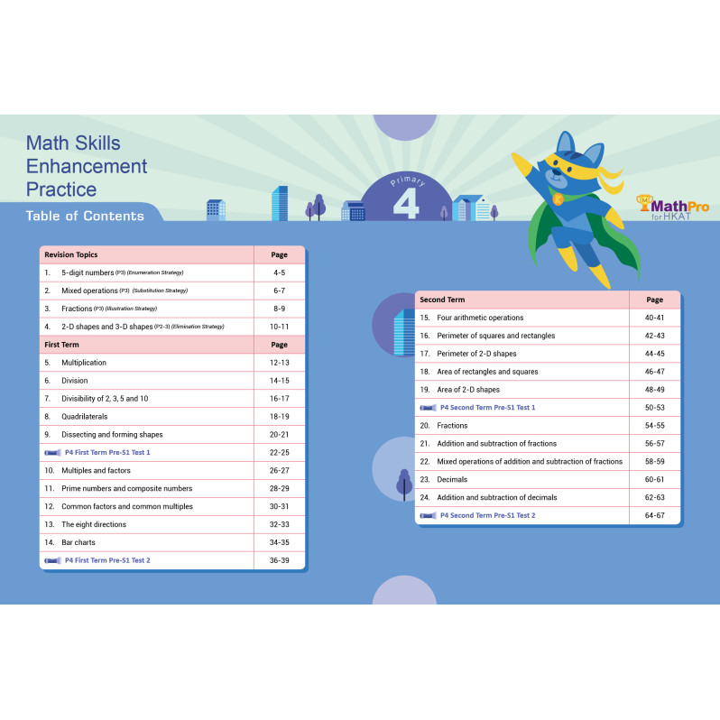 【多買多折】MathPro Math Skills Enhancement Practice Primary 4