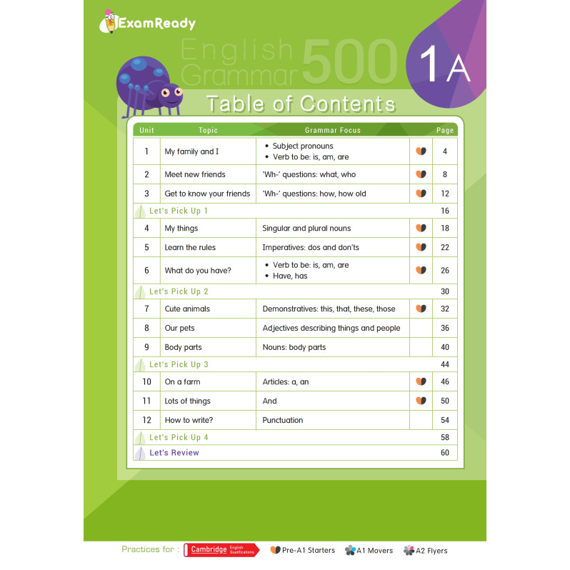 【多買多折】Exam Ready English Grammar 500 1A