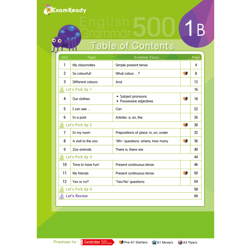 【多買多折】Exam Ready English Grammar 500 1B