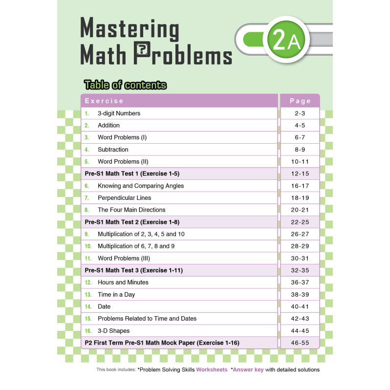 【多買多折】MathPro for HKAT Mastering Math Problems 2A