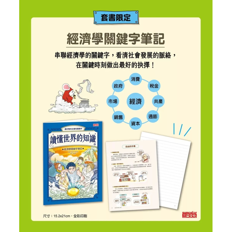 讀懂世界的知識【經濟史套書】（4～6集，附贈經濟學關鍵字筆記）